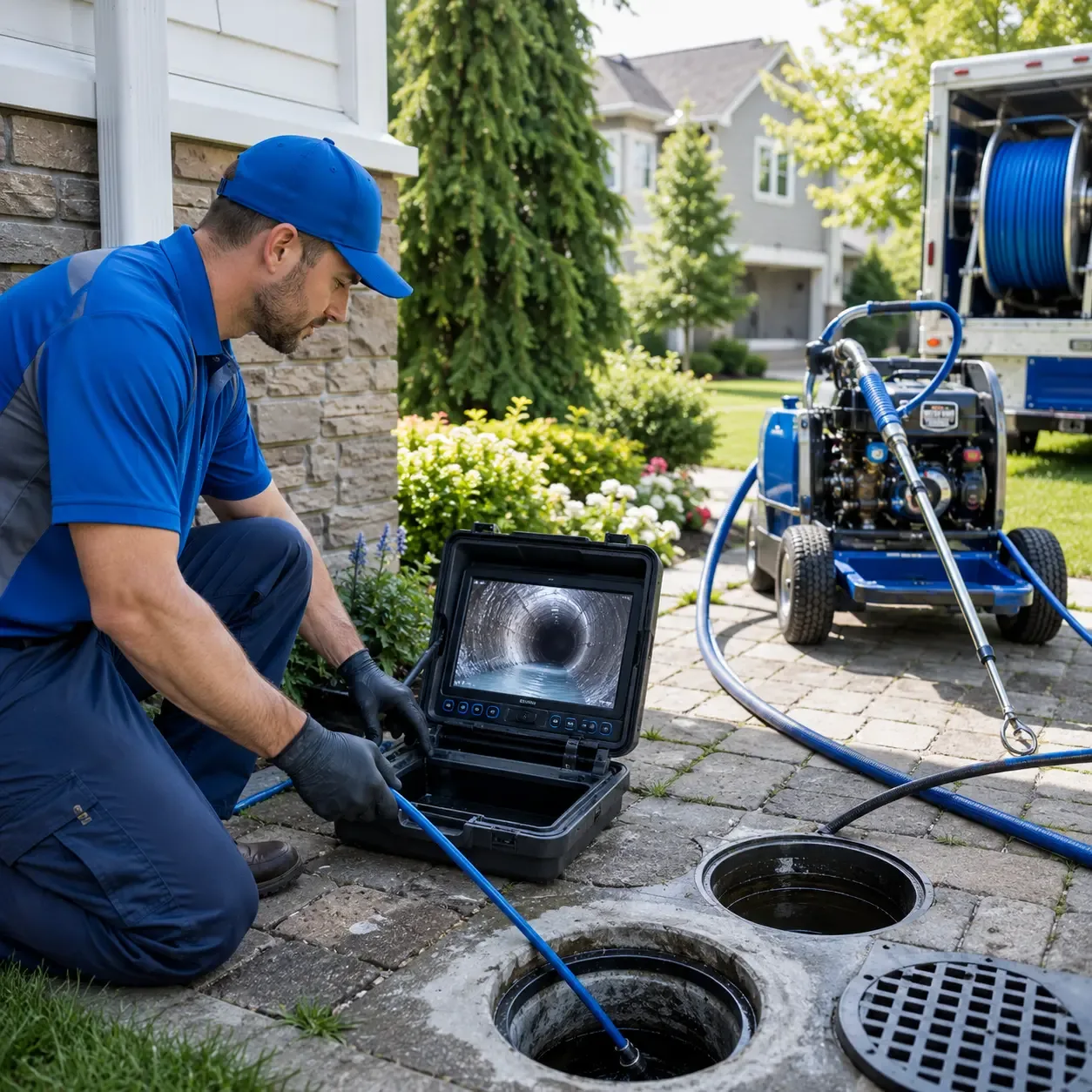 Outdoor drain cleaning professionals serving Elgin, OH
